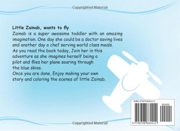 Little Zainab: Wants to fly! – by Suzan Sheikh (Author), Rehan Moazzam