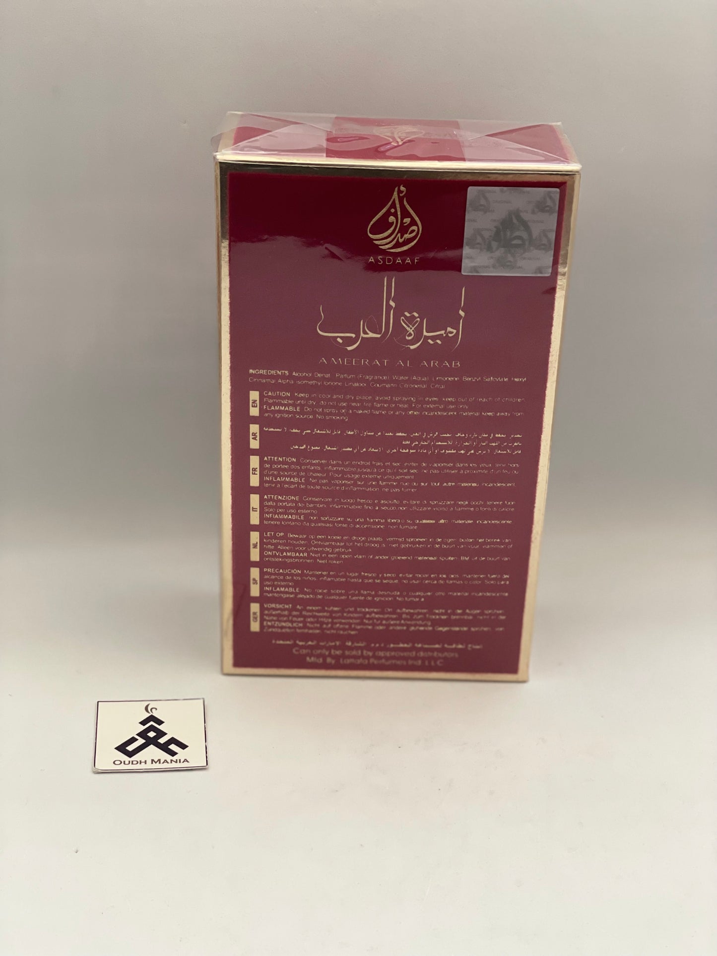 Ameerat Al Arab Eau de Parfum Spray for Women, 3.4 Ounce (100ml)  by Asdaaf