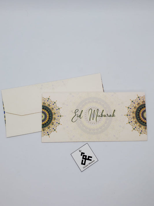 Eid Mubarak Gift Envelope | Money Envelopes for Cash - pack of 6