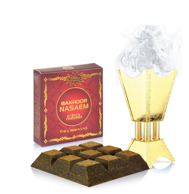 Nasaem Oudh 40gms Incense - Bakhour | Oudh | Made In UAE Nabeel بخور النبيل