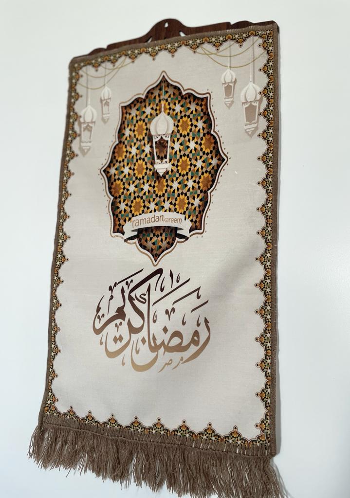 Ramadan Kareem Cloth Banner | Home decoration | Ramadan Mubarak Carpet