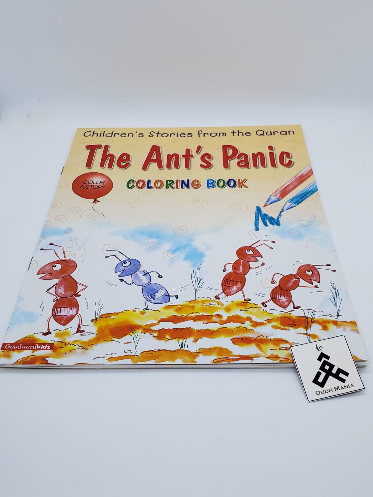 The Ant's Panic coloring book by Goodword kidz