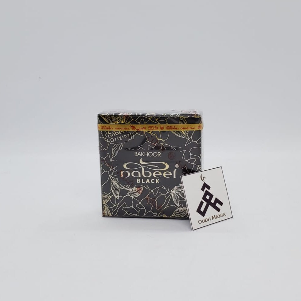 Nabeel Black Oudh 40gms Incense - Bakhour | Oudh | Made In UAE Nabeel بخور النبيل