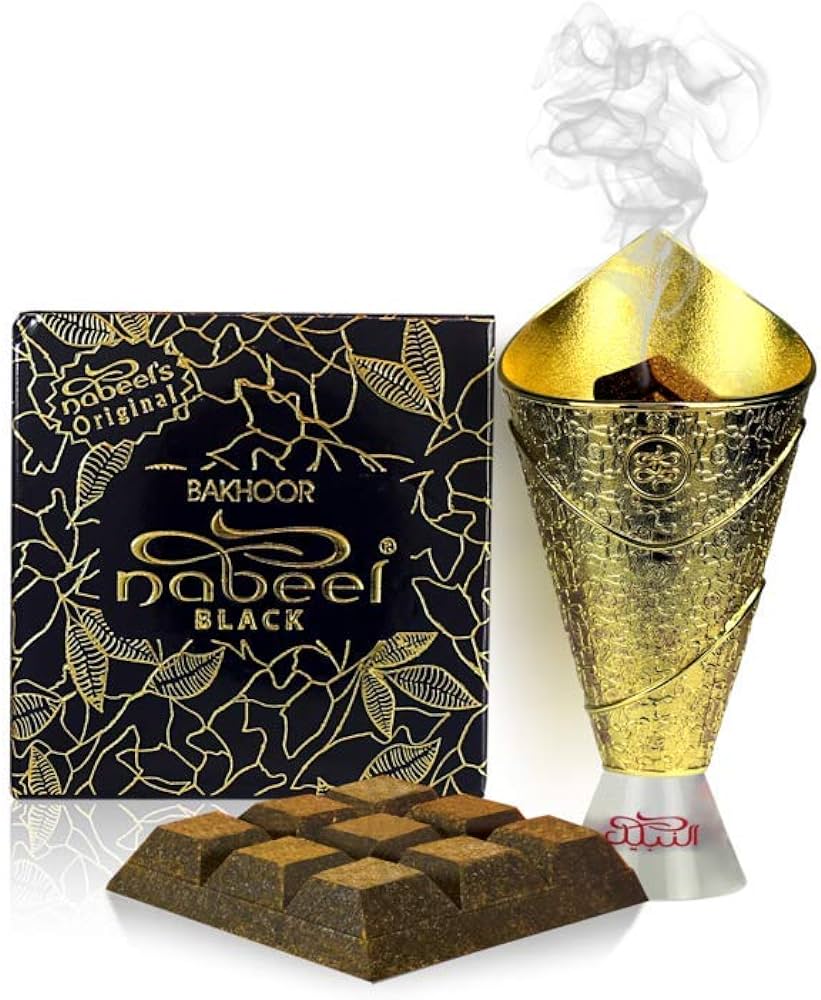 Nabeel Black Oudh 40gms Incense - Bakhour | Oudh | Made In UAE Nabeel بخور النبيل