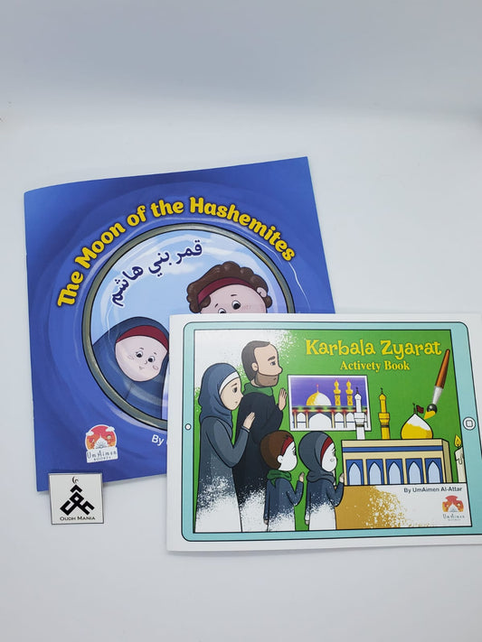 Karbala Ziyarat Activity Book + The Moon of the Hashemites by Um Aimen Books