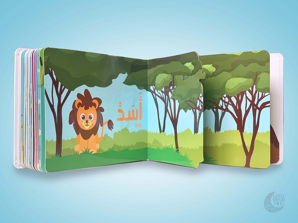 Alif Baa Taa Thaa Book and Flashcard Set | Arabic Alphabet Book and Interactive Flashcards, Montessori Learning