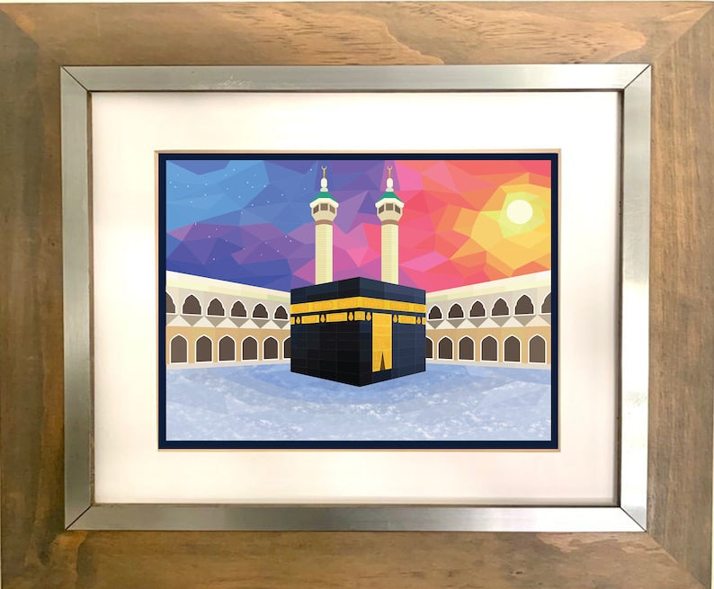 Mosque Art | Holy Kaaba | Sticker Activity Set  | By Momin Explorers