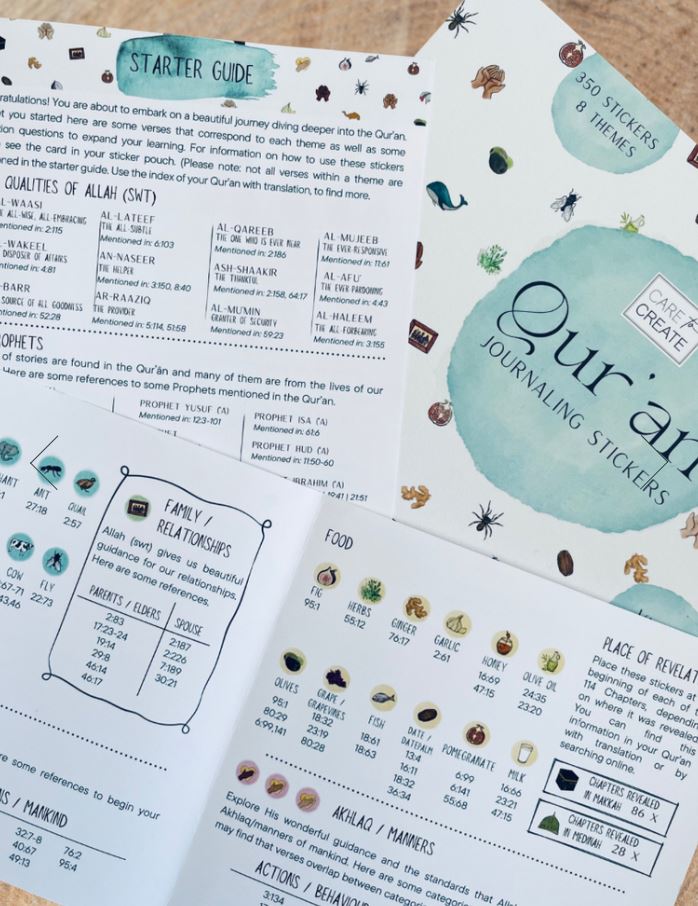 Quran Journaling Stickers by Care to Create